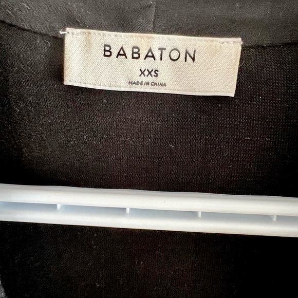 ARITZIA BABATON | Mehmet Surplice Long Sleeve Blouse Black XXS - Picture 3 of 5